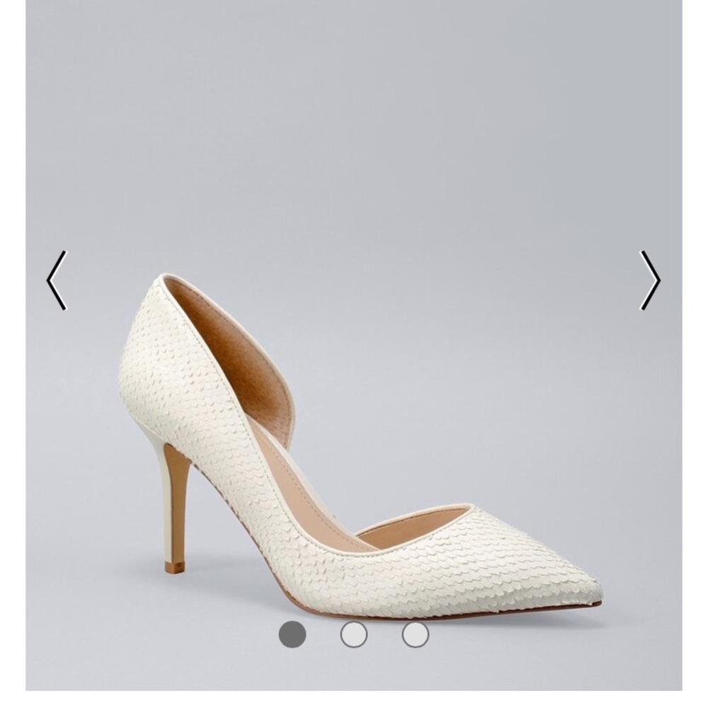 *BUNDLE 15% OFF* ELLA SNAKE-EMBOSSED PUMPS WHBM